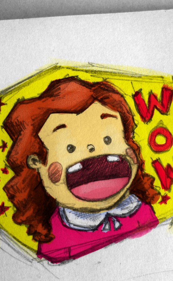 Sticker Art  Girl In Pink  2019